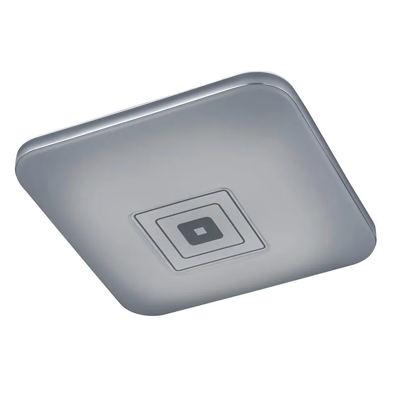 Moderna plafoniera quadrata bianca incl. LED dimmerabile e temperatura luce regolabile - CONCORDE