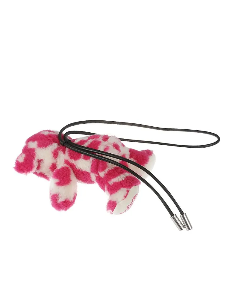 MONCLER GENIUSTEDDY CHARM WHITE/FUCSIA