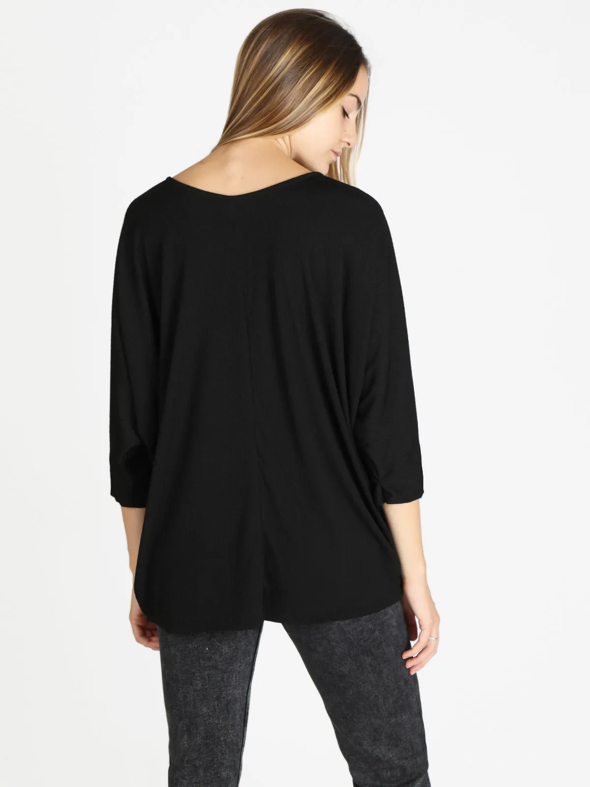My Style Blouse femme à manches chauve-souris