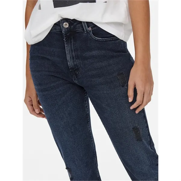 ONLY - Onlemily life ankle raw straight fit jeans