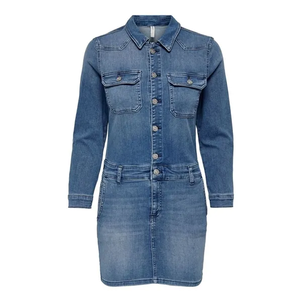 Only vestito in denim onlblush stretch dress