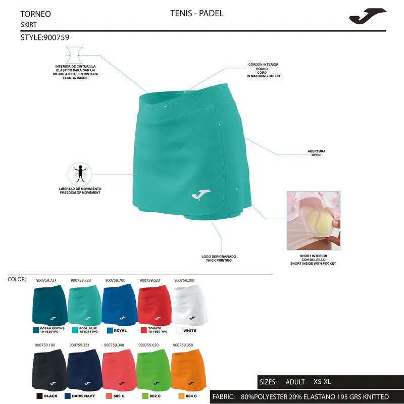 Open Ii Royal Tennis Skirt