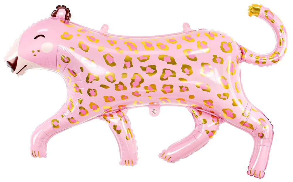 Palloncino foil rosa leopardo 1,14 m