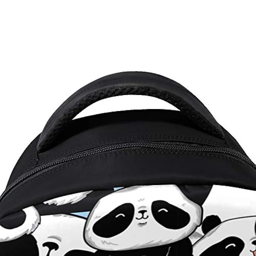 Panda Cuore Viaggio Portatile Zaino Scuola Libro Borsa San Animale Bianco Orso Casale Zaino Outdoor Business Escursionismo Zaini