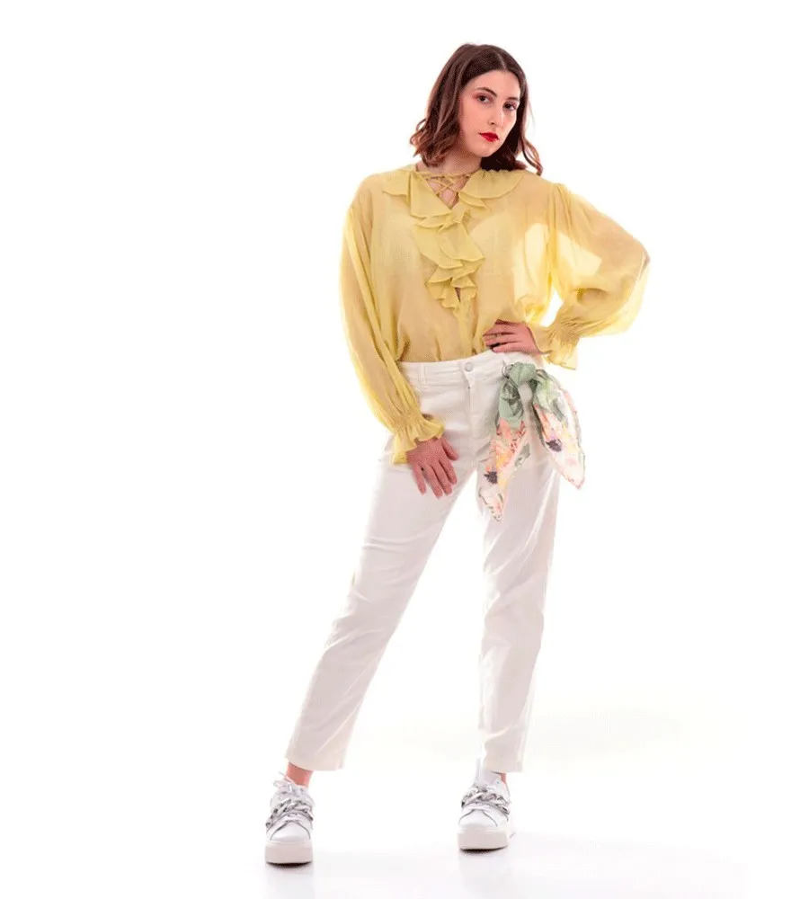 Pantalone a sigaretta Donna Guess