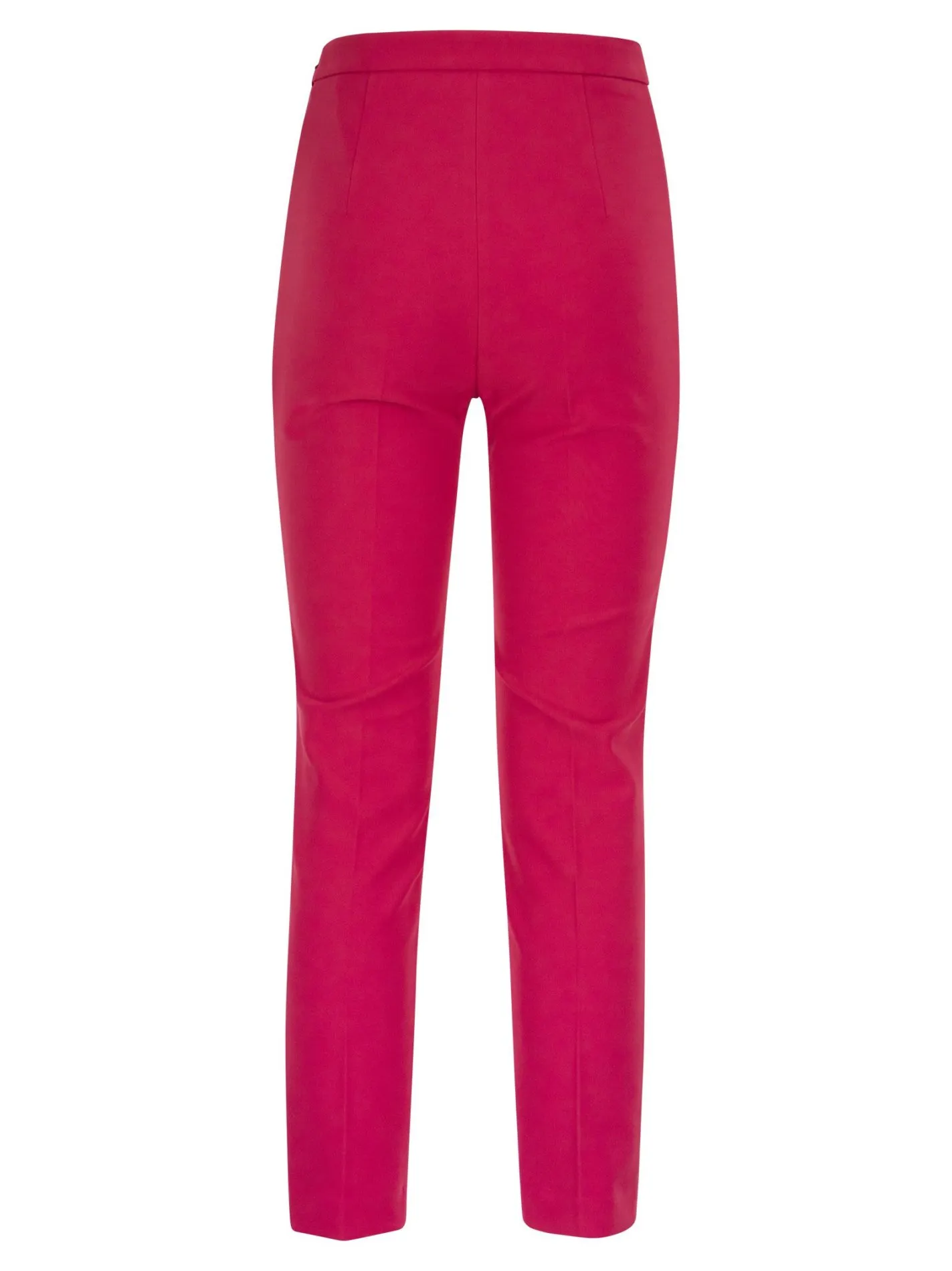 Pantalone in doppio crepe stretch affusolato