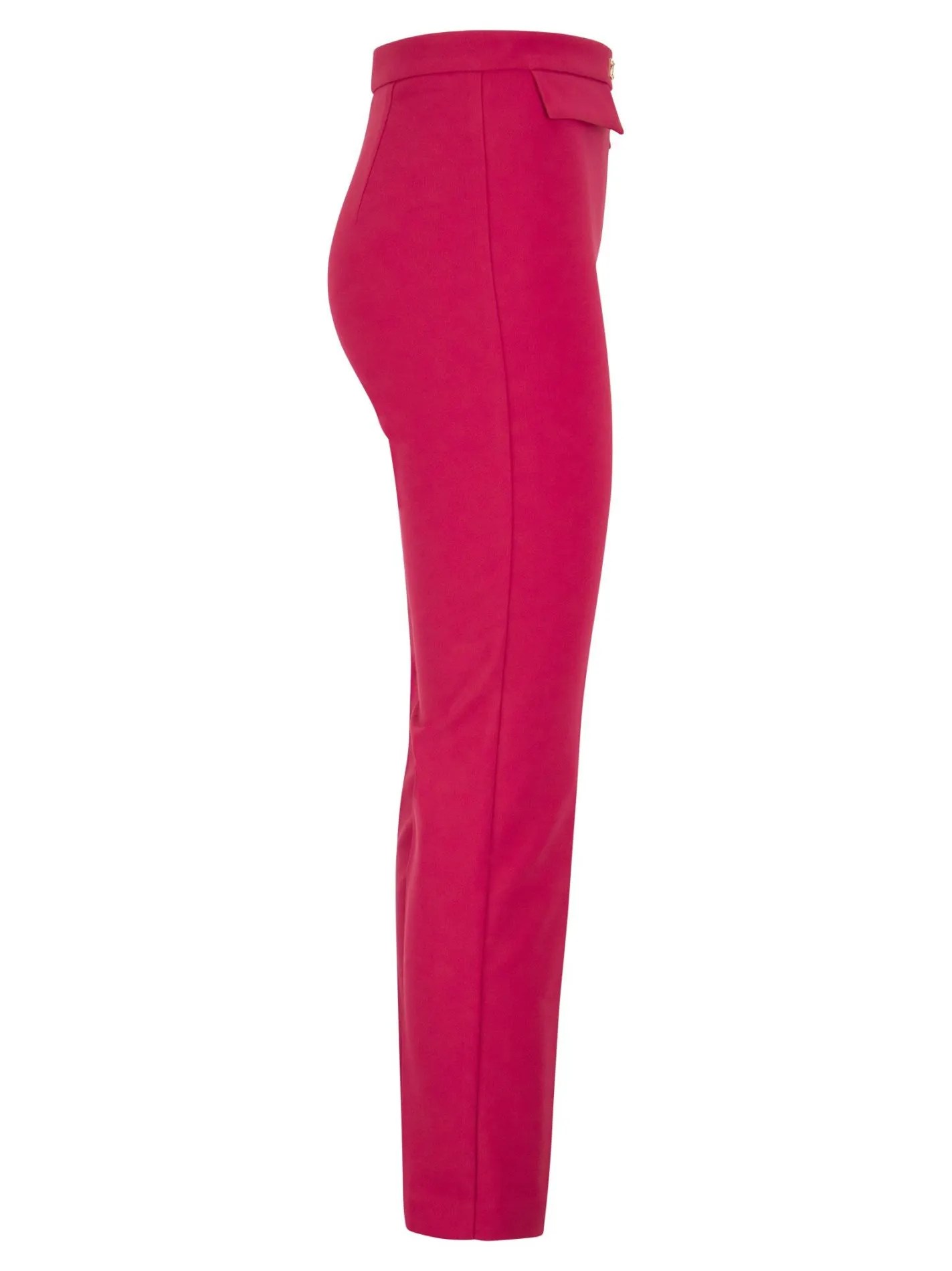 Pantalone in doppio crepe stretch affusolato