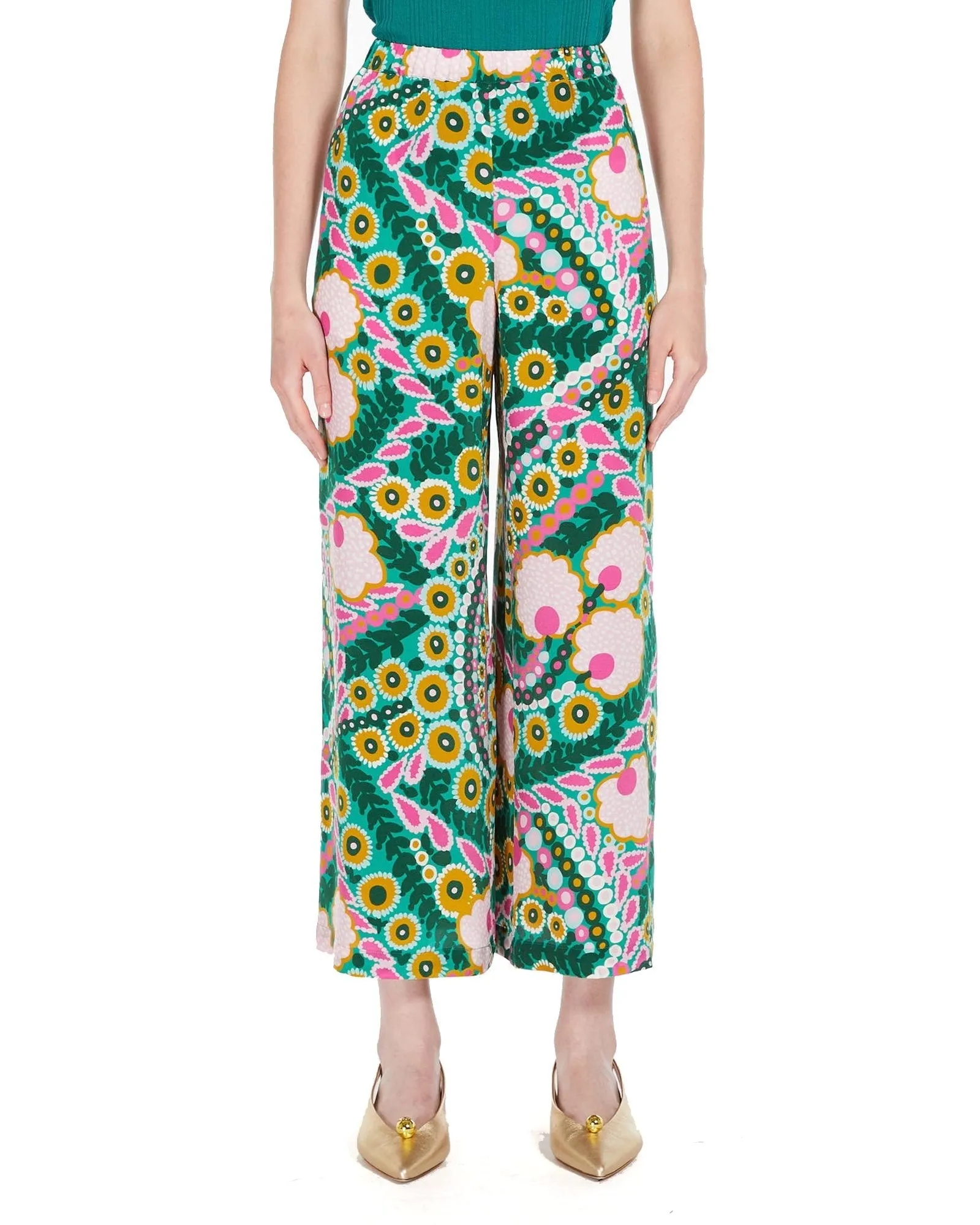 Pantalone Karman seta verde