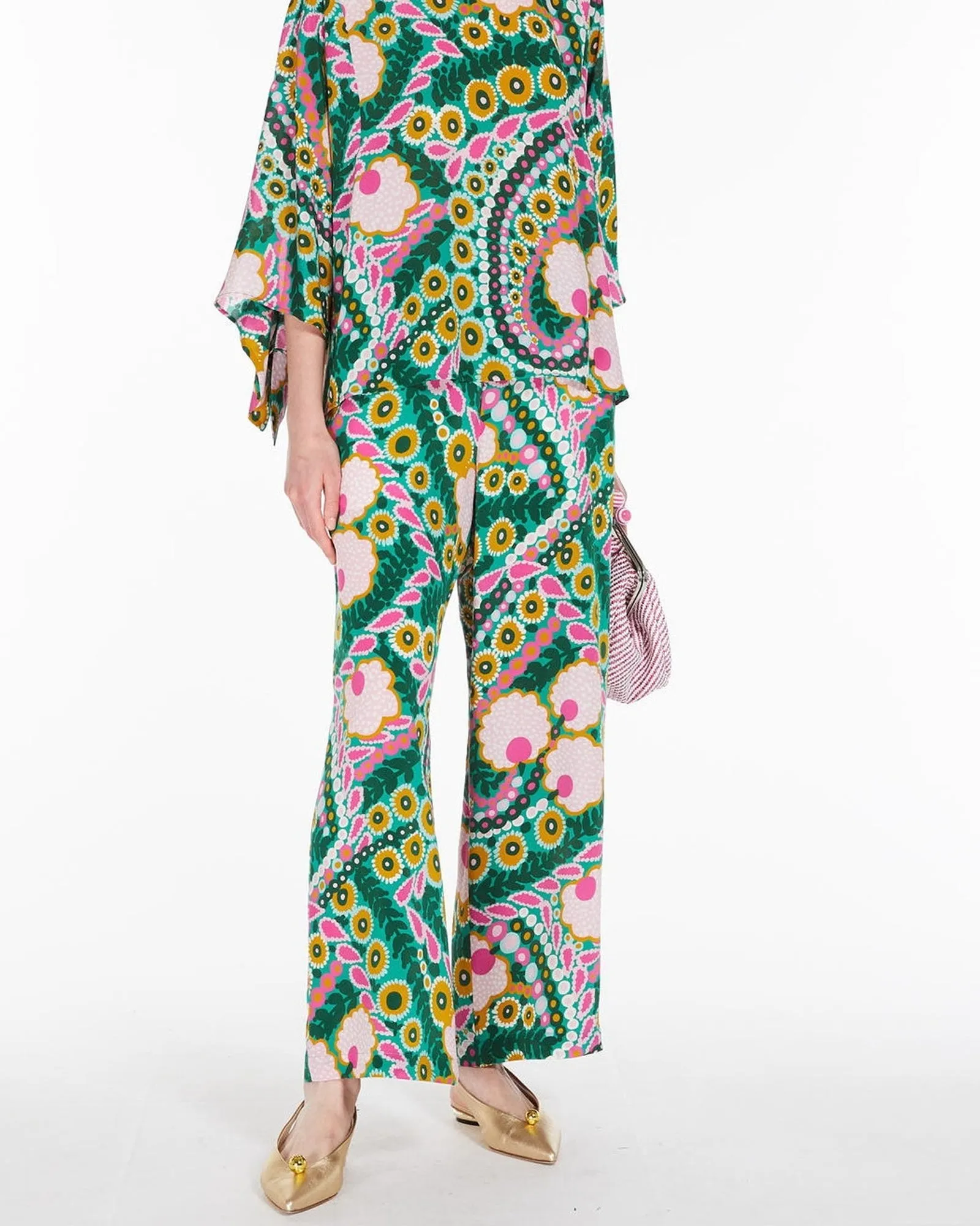 Pantalone Karman seta verde