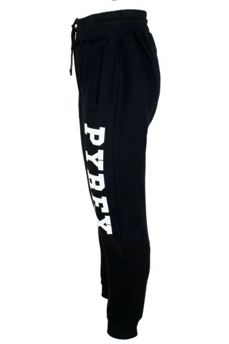 Pantalone Uomo Pyrex Logo Polsino 40033 Nero