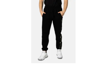 Pantalone Uomo Pyrex Logo Polsino 43037 Nero