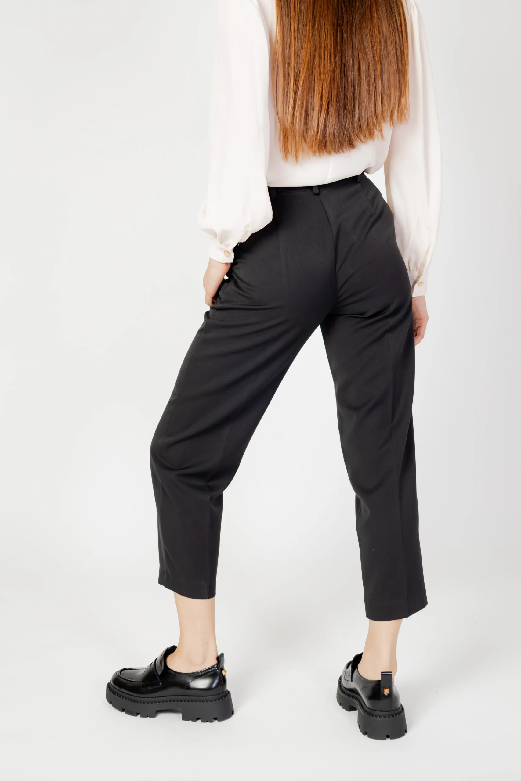 Pantaloni a sigaretta Hanny Deep guendy Nero