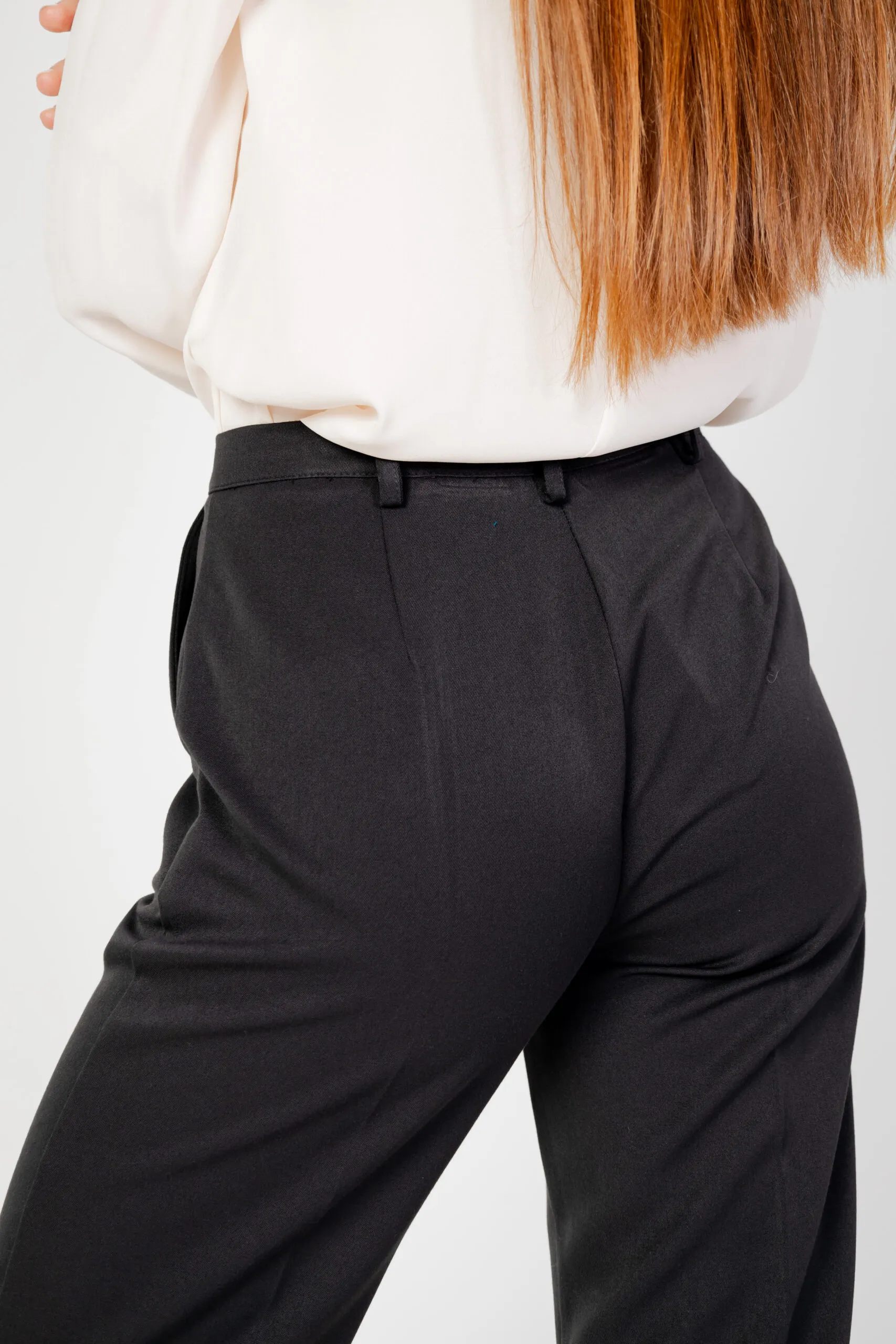 Pantaloni a sigaretta Hanny Deep guendy Nero