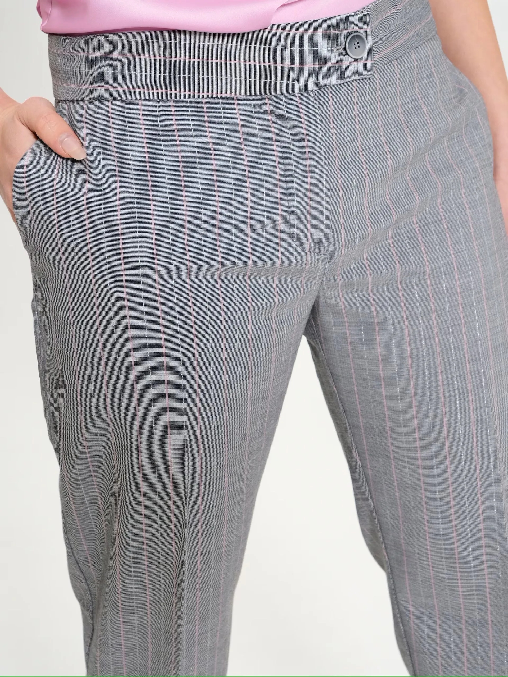 Pantaloni a sigaretta Rinascimento  Rosa