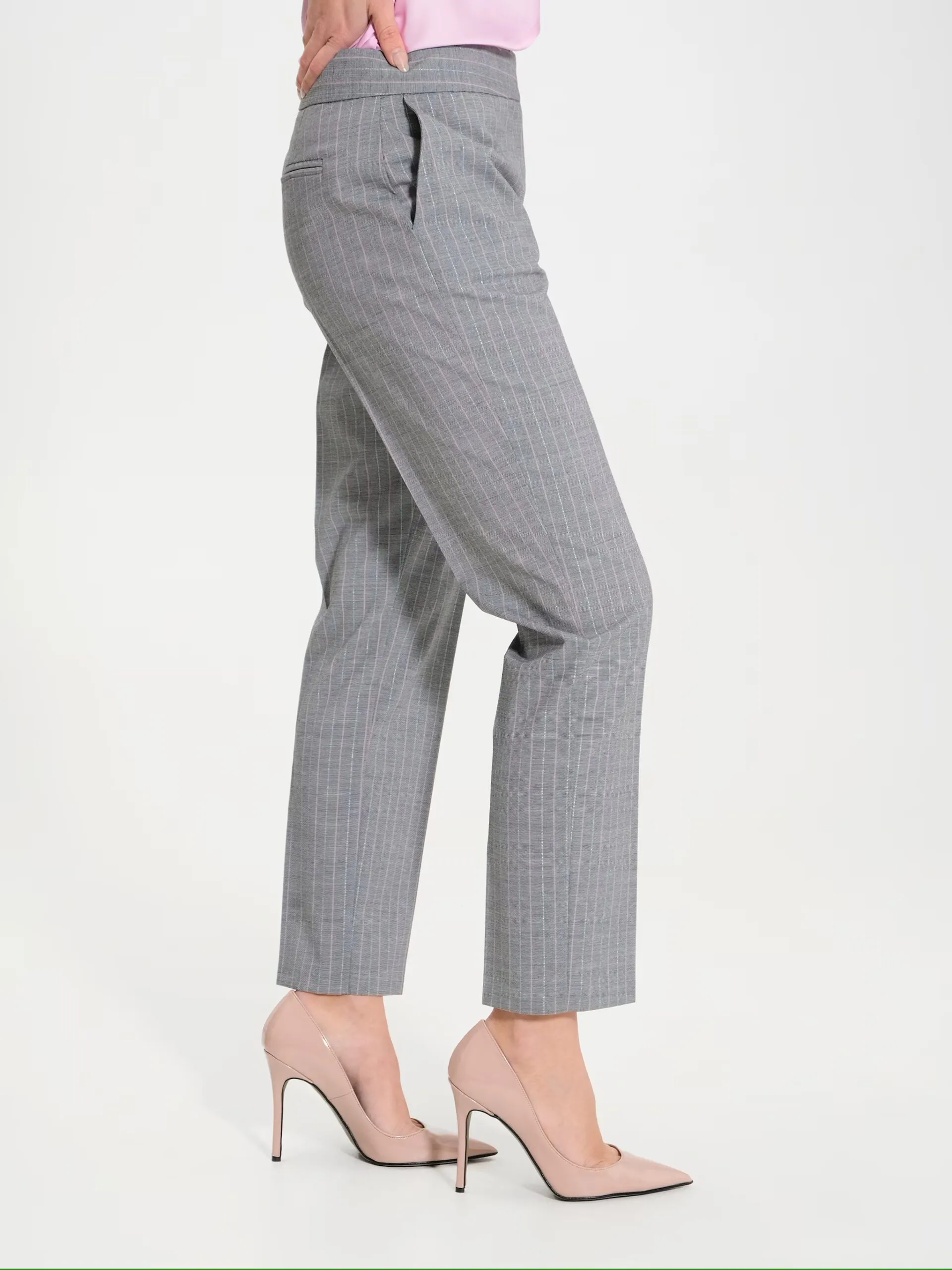 Pantaloni a sigaretta Rinascimento  Rosa