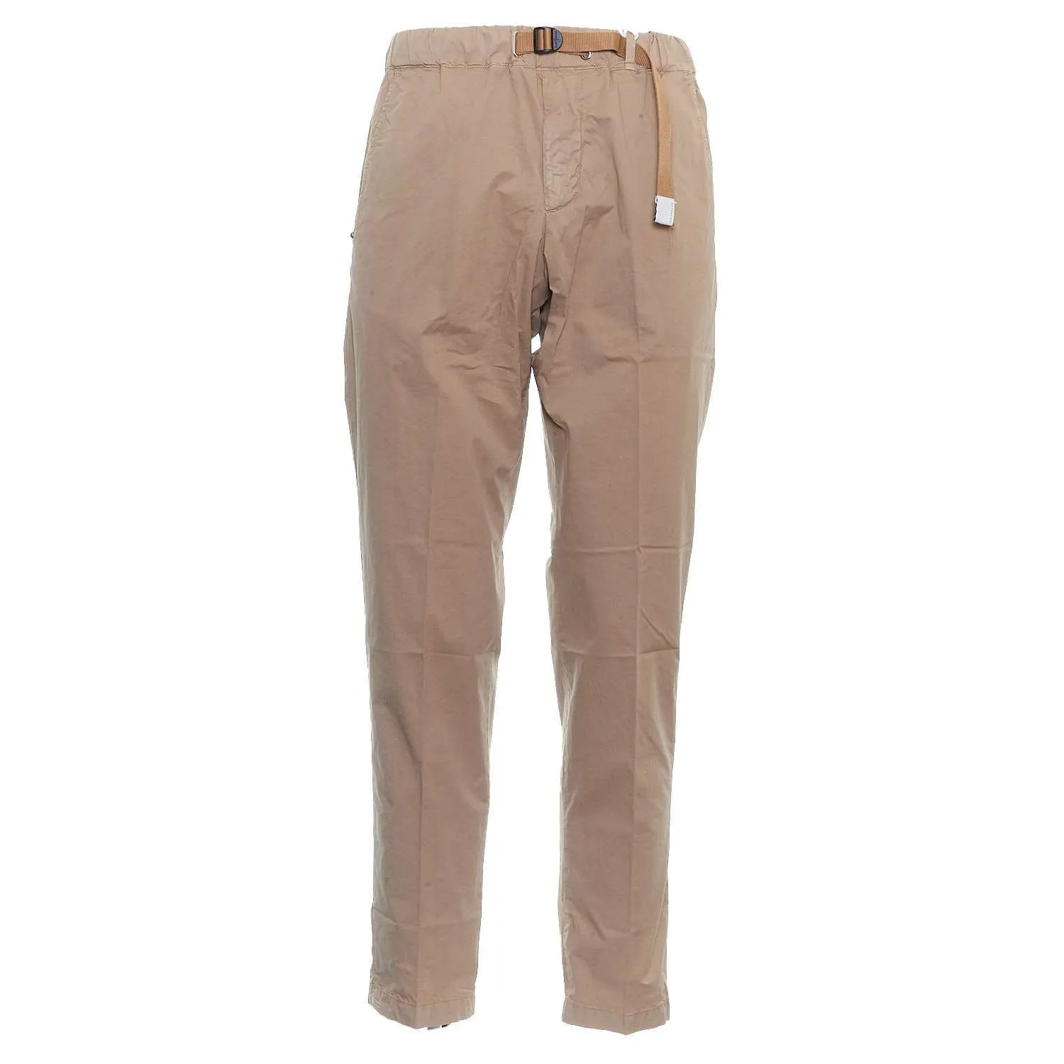 Pantaloni Con Fettuccia In Popeline