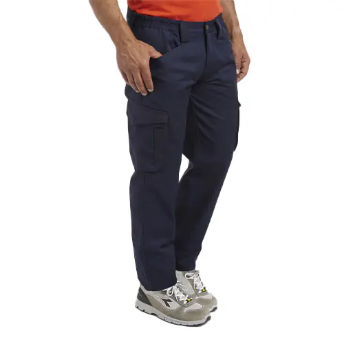 PANTALONI DIADORA STAFF WINTER CARGO BLU CLASSICO TG. L