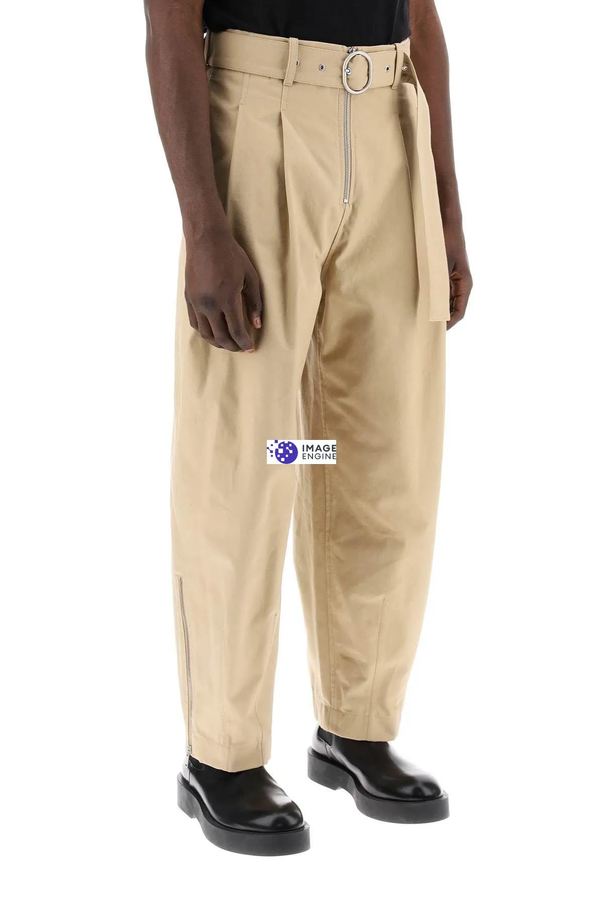Pantaloni in cotone con cintura removibile
