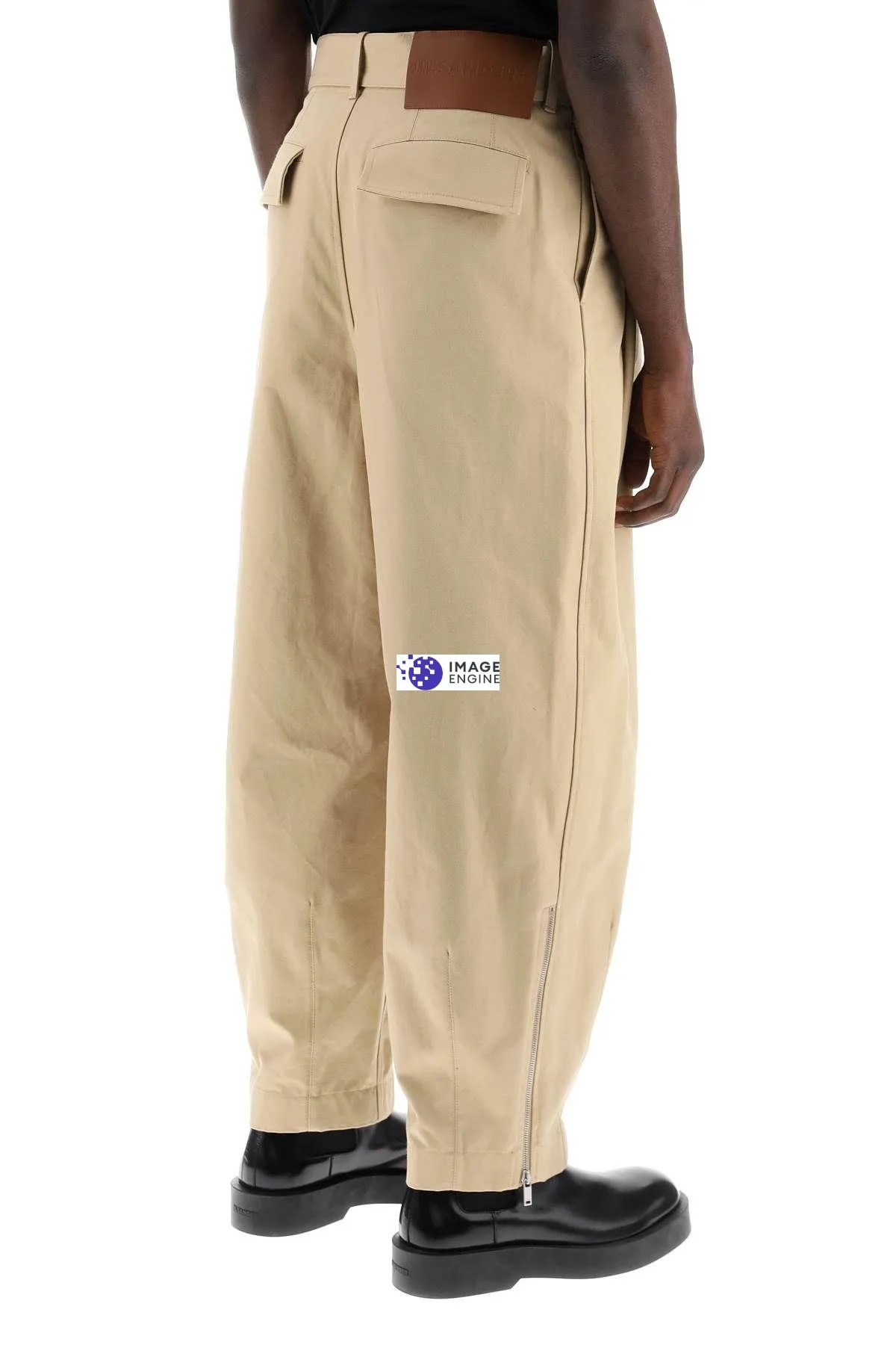 Pantaloni in cotone con cintura removibile