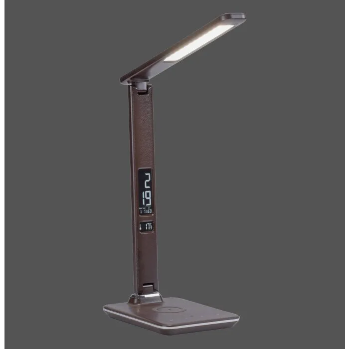 Paul Neuhaus ADRIANO Lampada da tavolo LED Marrone, 1-Luce