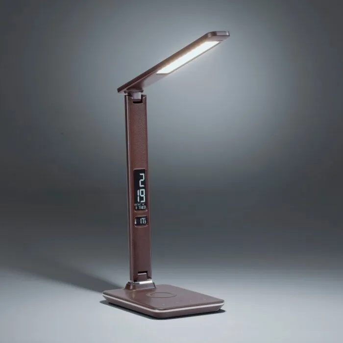 Paul Neuhaus ADRIANO Lampada da tavolo LED Marrone, 1-Luce