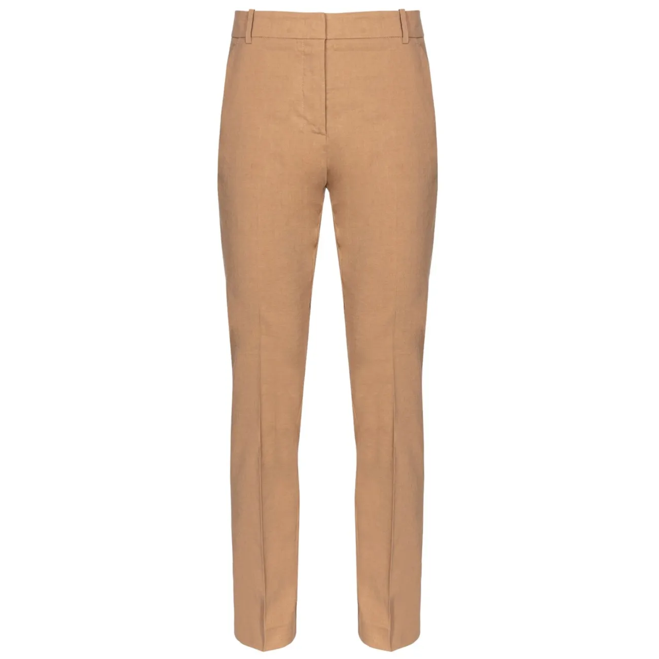 Pinko pantaloni a sigaretta lino beige