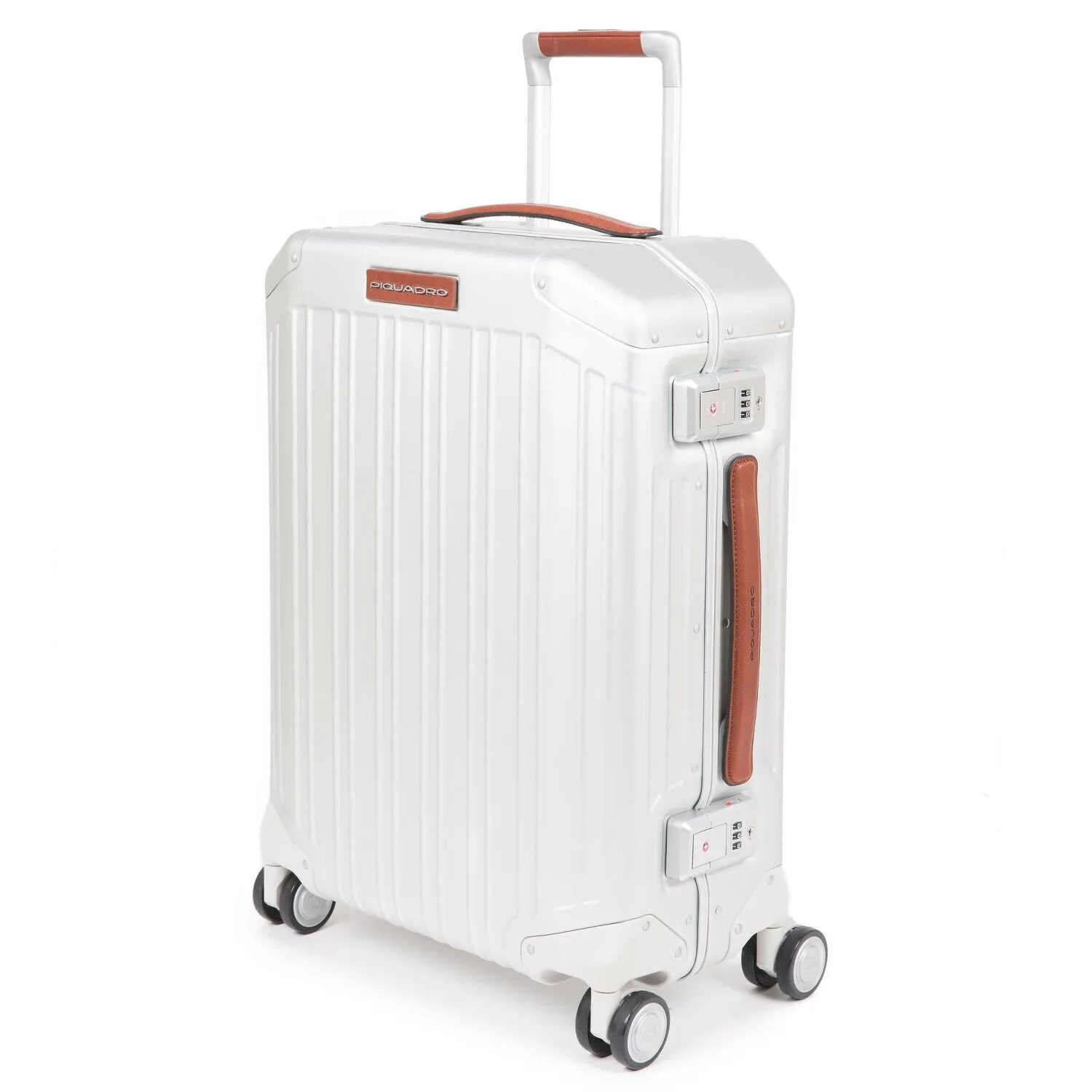 Piquadro Carrello cabina Alu a 4 ruote 55 cm