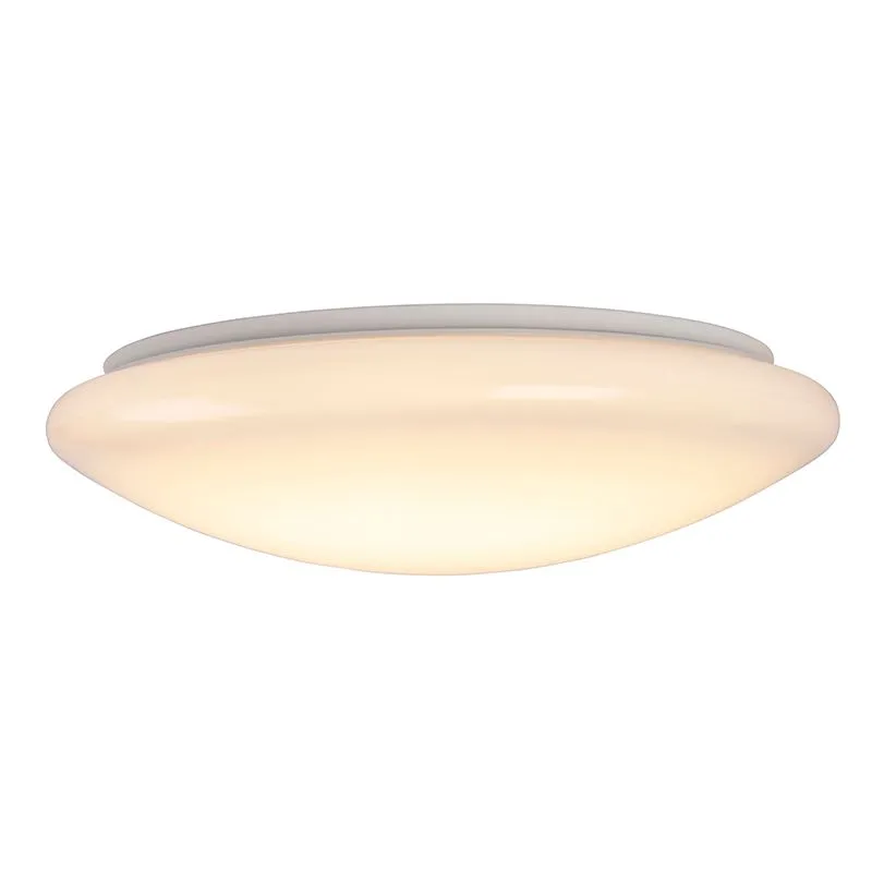 Plafoniera moderna rotonda bianca a LED 18W IP44 - KATTO