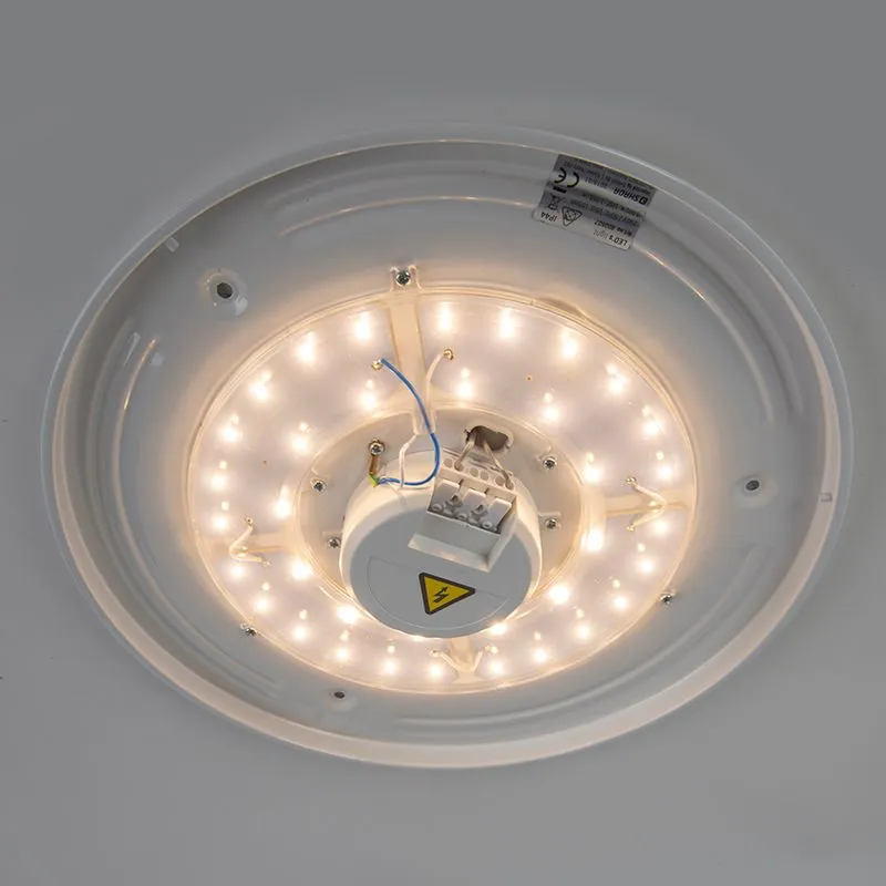 Plafoniera moderna rotonda bianca a LED 18W IP44 - KATTO