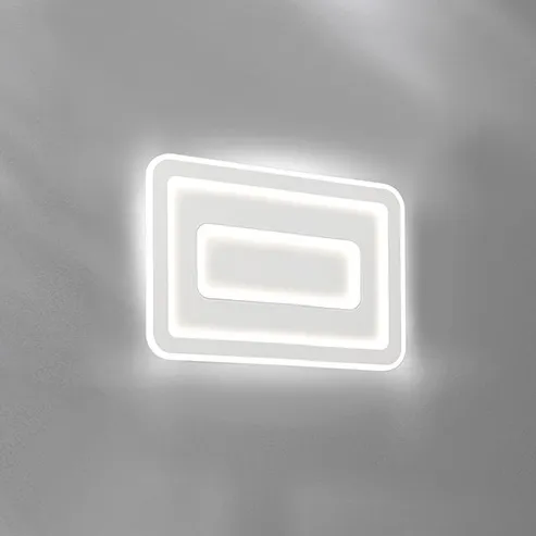 Plafoniera PROMOINGROSS – HALO Metallo Bianco LED L. 70×35
