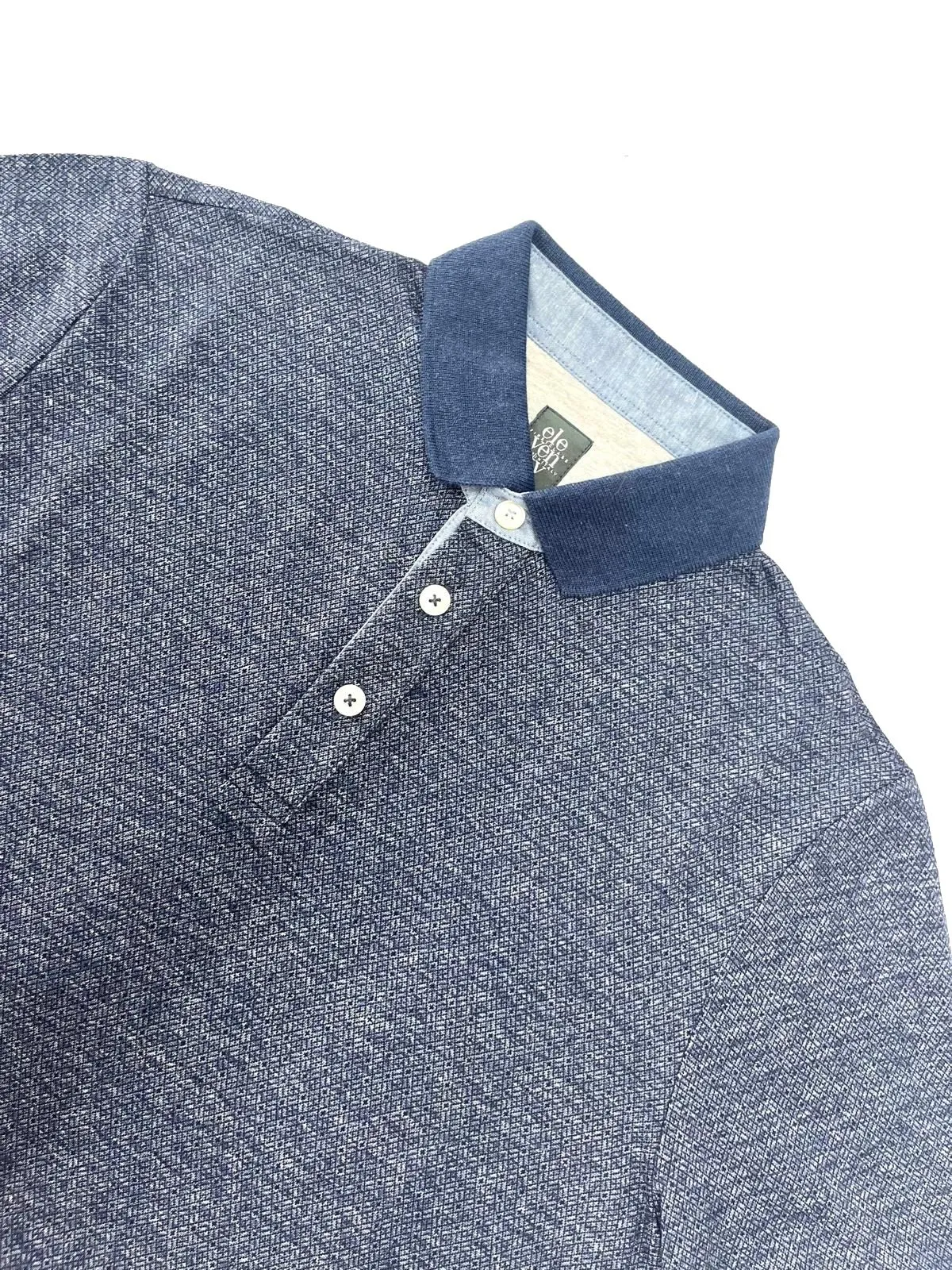 POLO BLU IN COTONE