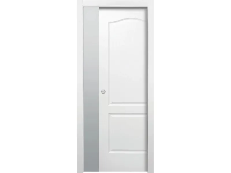 Porta scorrevole Giulia bianco 210x70 cm