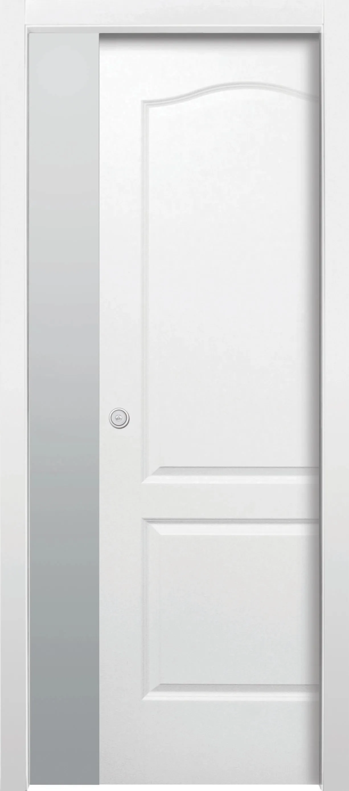 Porta scorrevole Giulia bianco 210x70 cm