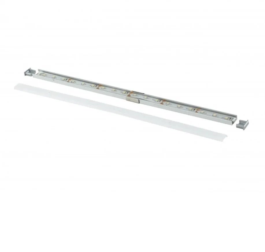 Profilo Per strip Led Alluminio Bianco 2 Metri Fissaggio Superficie Milano Intec Light