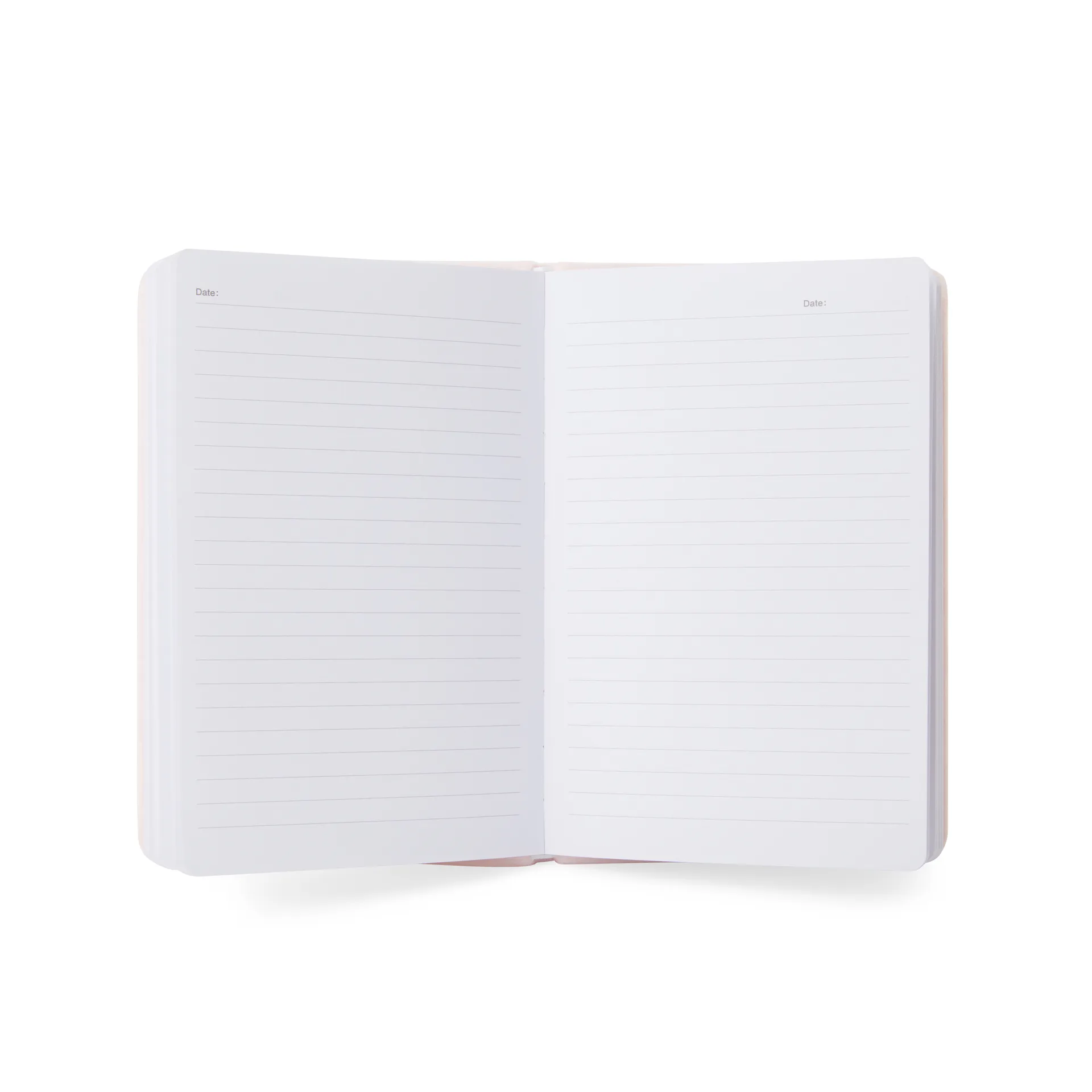 Quaderno con copertina floccata rosa  - 