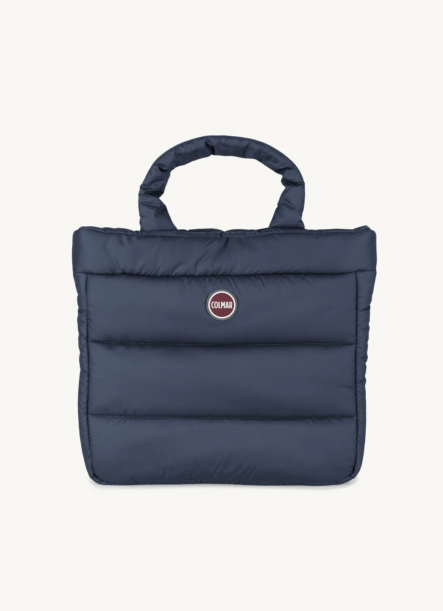 Quilted and padded shopper bag