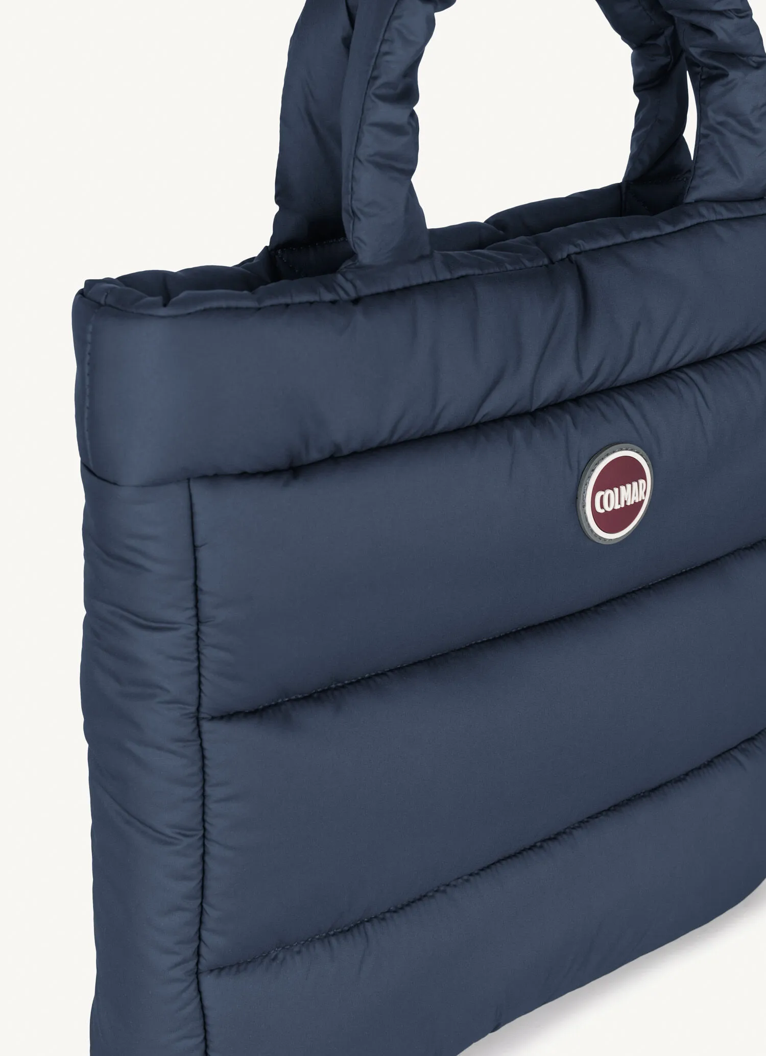 Quilted and padded shopper bag