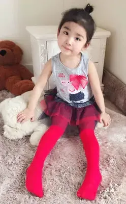 Ragazze Balletto Danza Collant Bambini Una Sezione Sottile Moda Collant di Velluto Bambino Solido Nero Bianco Calze Per 0-15Y Ba
