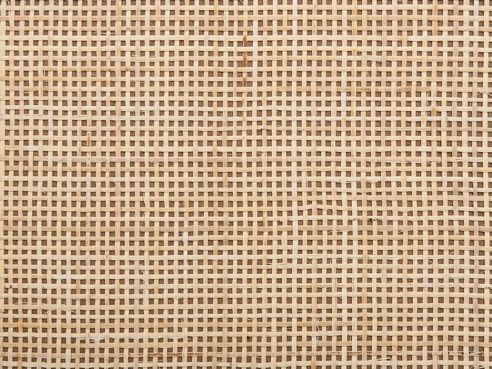 Rattan 2 Door Sideboard Light Wood HODGEN