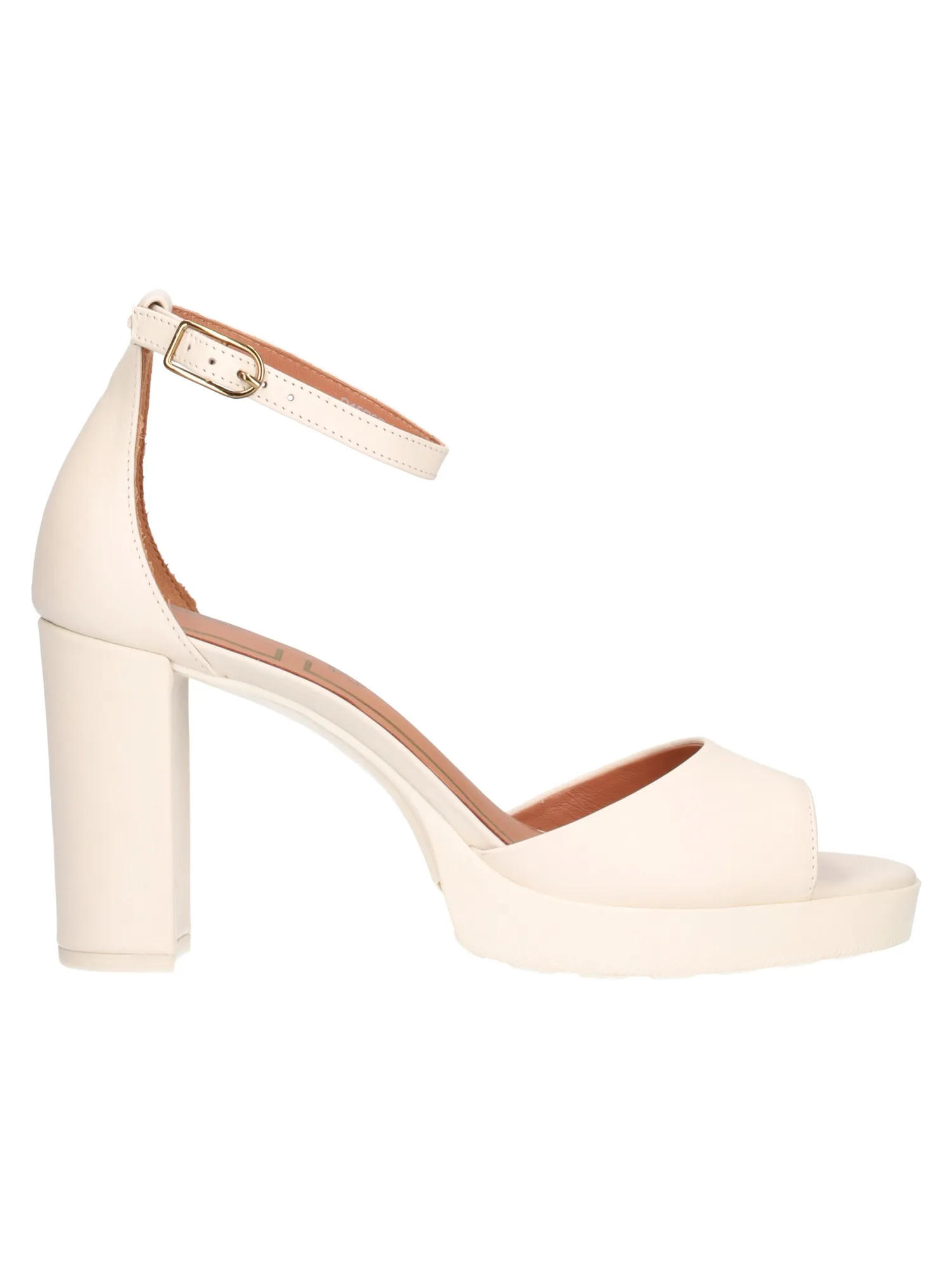 Sandalo con tacco largo Geox Walk Pleasure da donna avorio