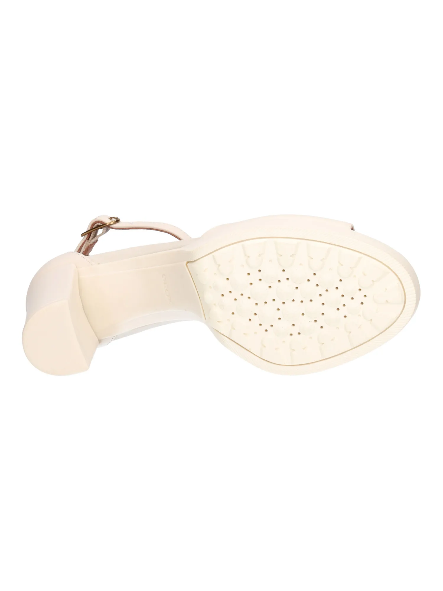 Sandalo con tacco largo Geox Walk Pleasure da donna avorio