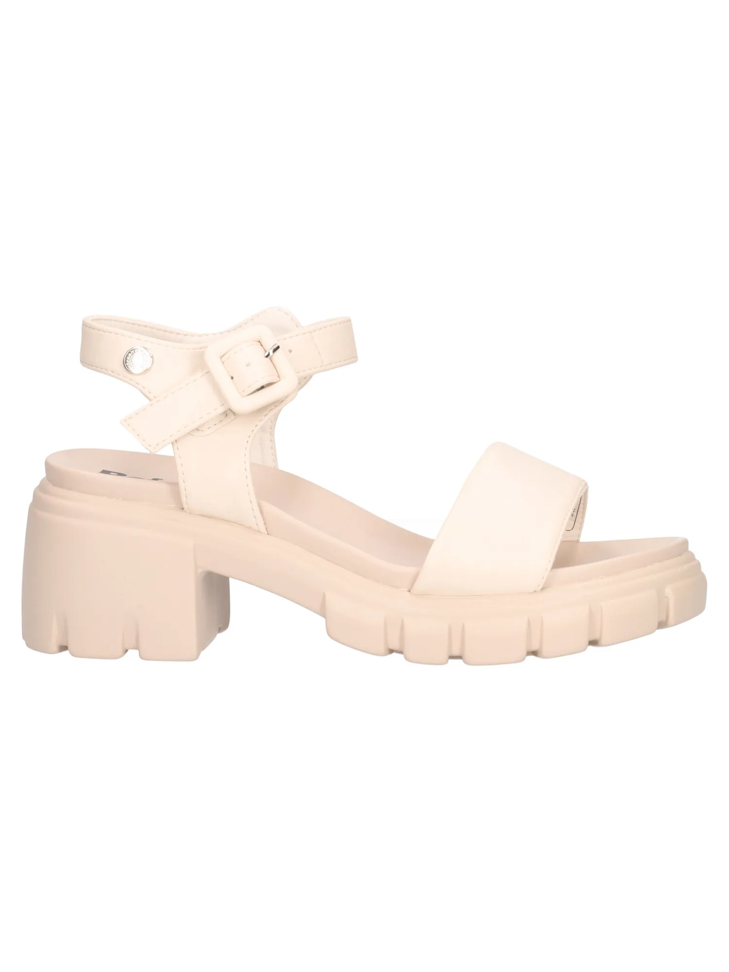 Sandalo con tacco largo Refresh Vegan da donna avorio