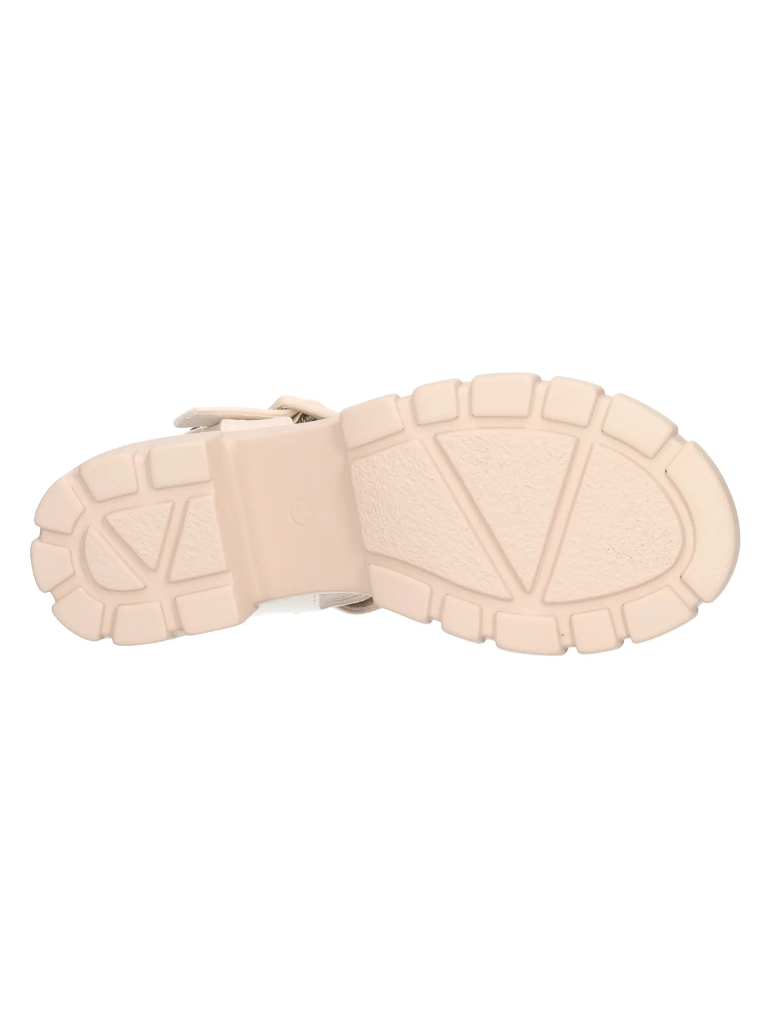Sandalo con tacco largo Refresh Vegan da donna avorio
