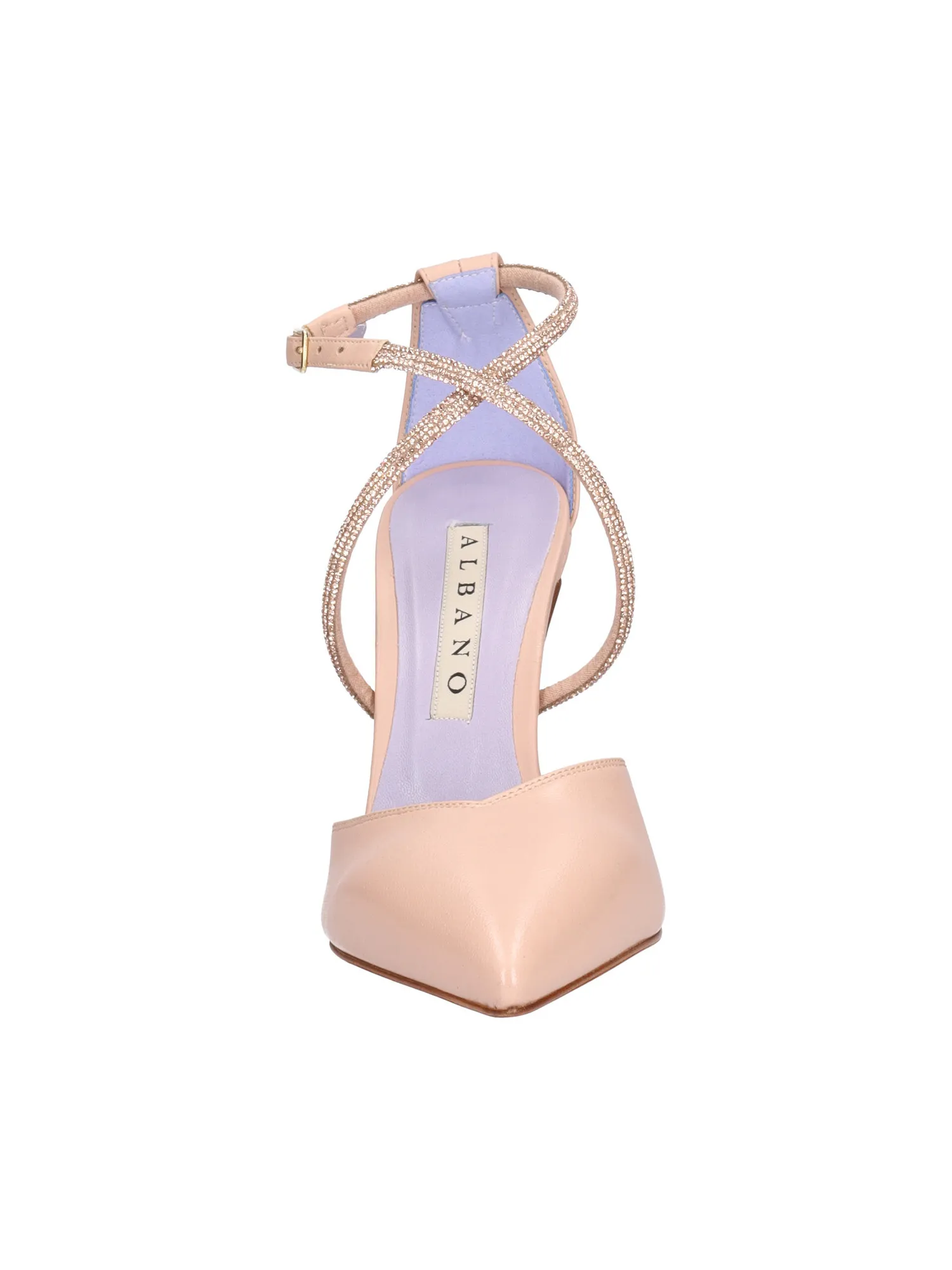 Scarpa con tacco fino Albano da donna cipria
