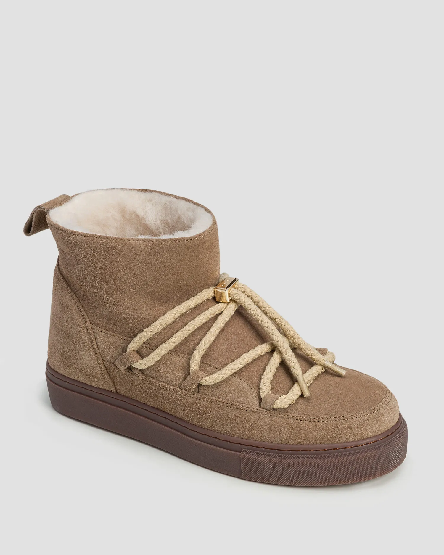 Scarpe invernali beige da donna Inuikii Classic Low 75202004-705