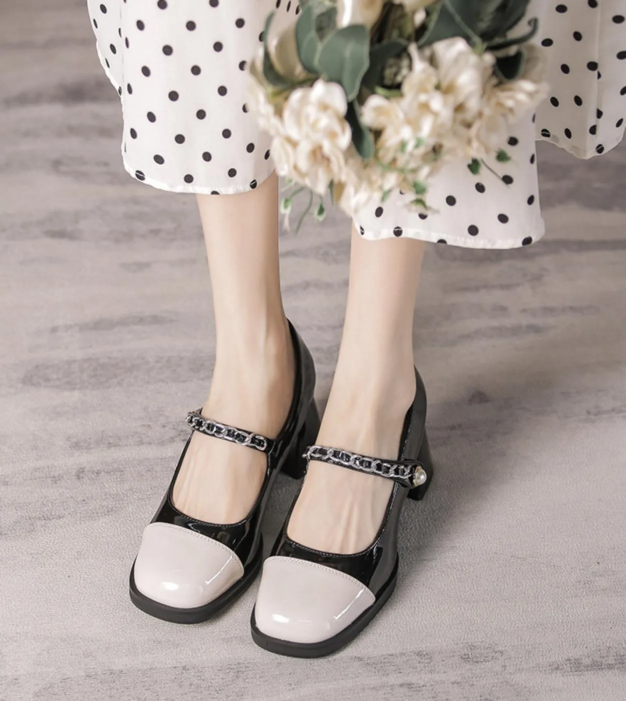 Scarpe Lolita da donna Tacchi alti Scarpe da donna eleganti da donna 2022 Designer Luxury Autumn Mary Jane Shoe Platform Free