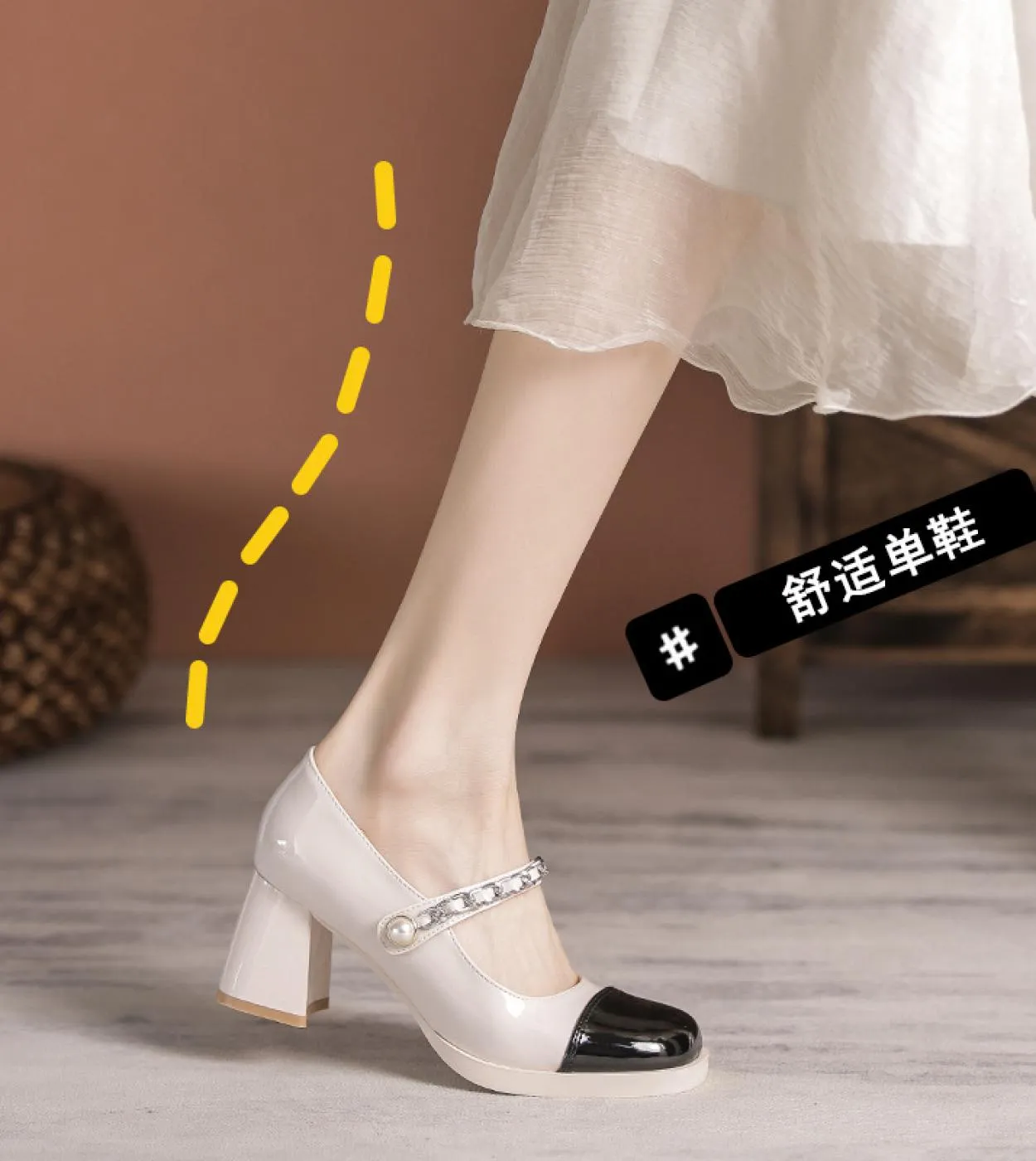 Scarpe Lolita da donna Tacchi alti Scarpe da donna eleganti da donna 2022 Designer Luxury Autumn Mary Jane Shoe Platform Free