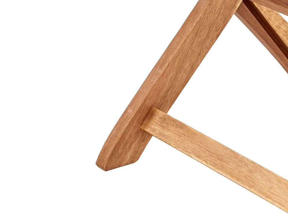 Set da pranzo da giardino 8 posti MAUI II con cuscini Legno d'acacia Blu