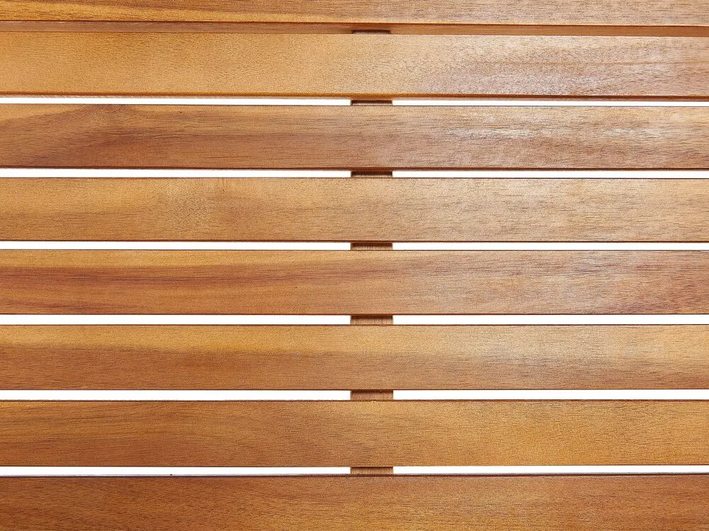 Set da pranzo da giardino 8 posti MAUI II con cuscini Legno d'acacia Blu