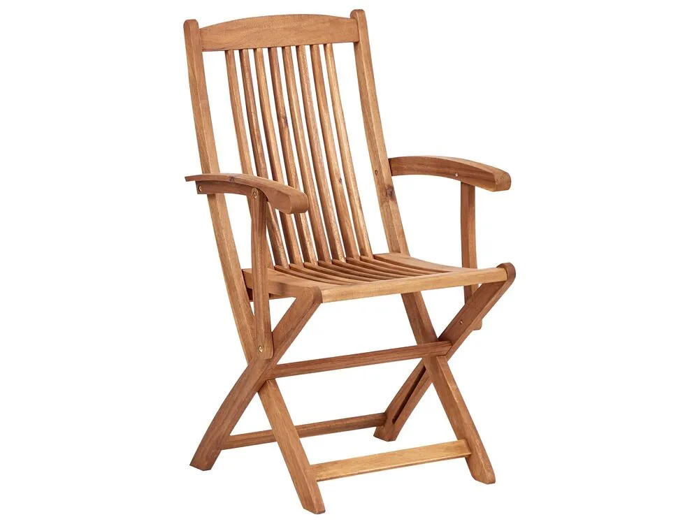Set da pranzo da giardino 8 posti MAUI II con cuscini Legno d'acacia Blu